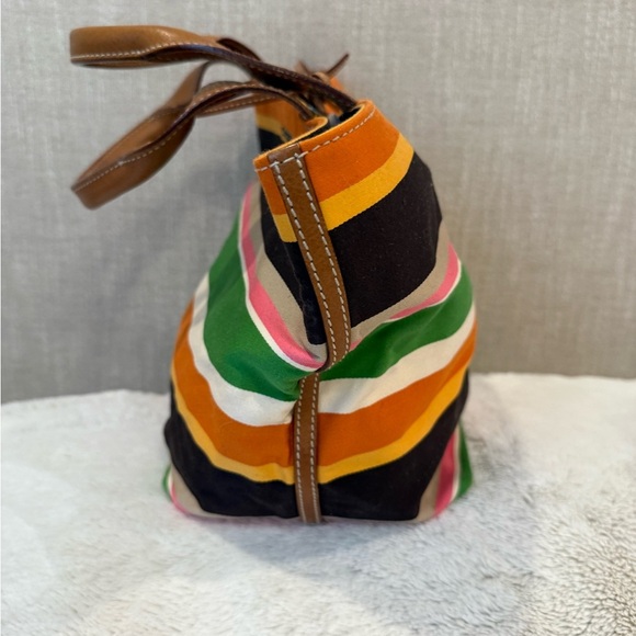 Vintage Kate Spade striped bucket bag / tote - Picture 4 of 7